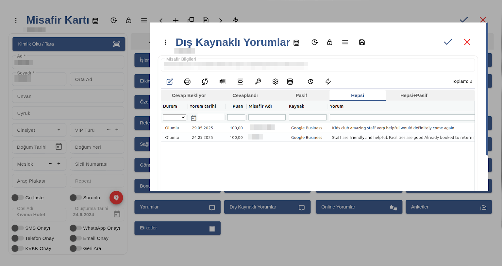 Yorumları Tek Merkezde Toplama ve Sınıflandırma
